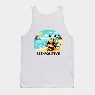 Bee Positive: Sunny Beach Chill Tank Top